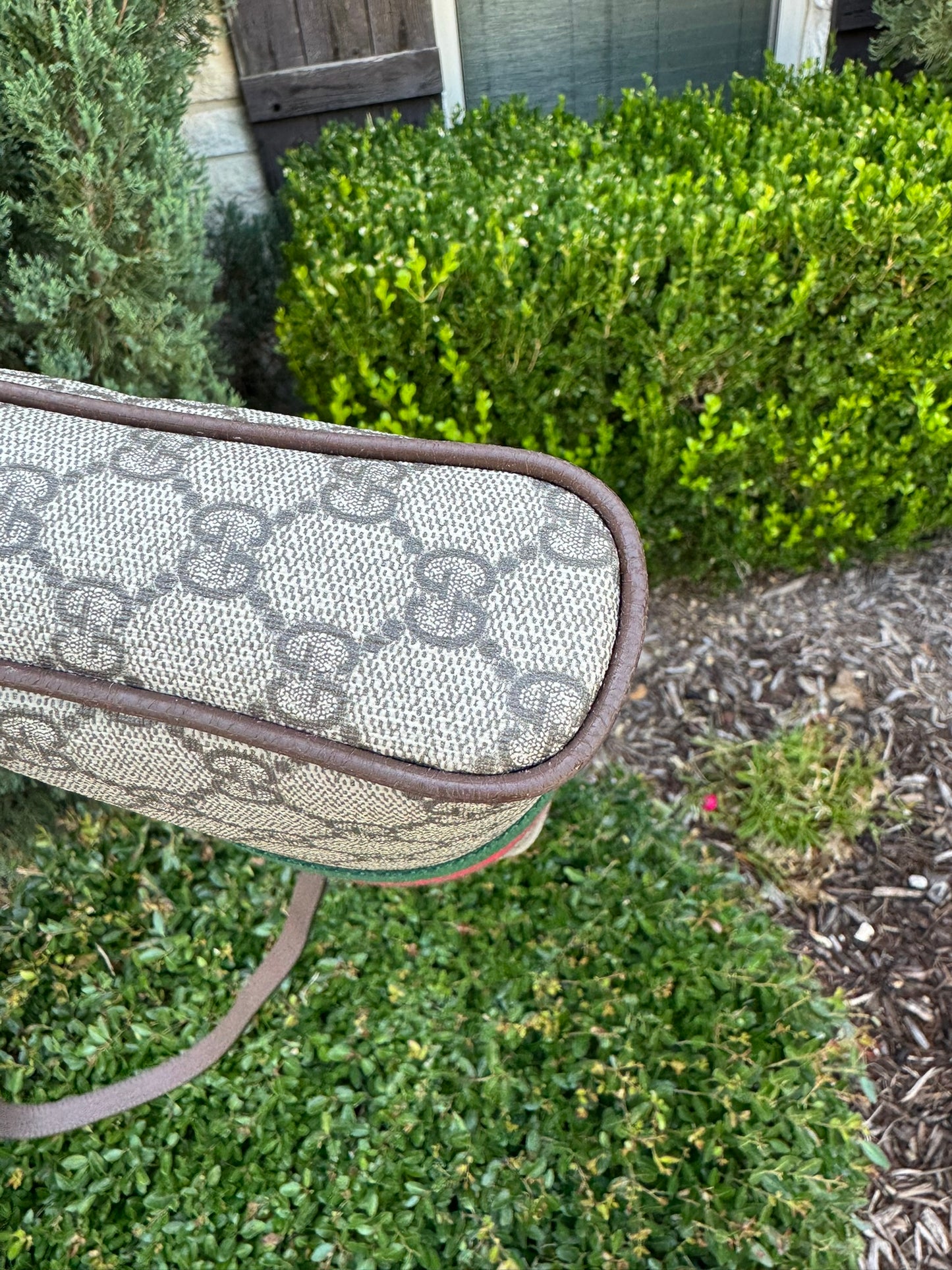 Gucci Ophidia Small Messenger Bag in GG Supreme Canvas