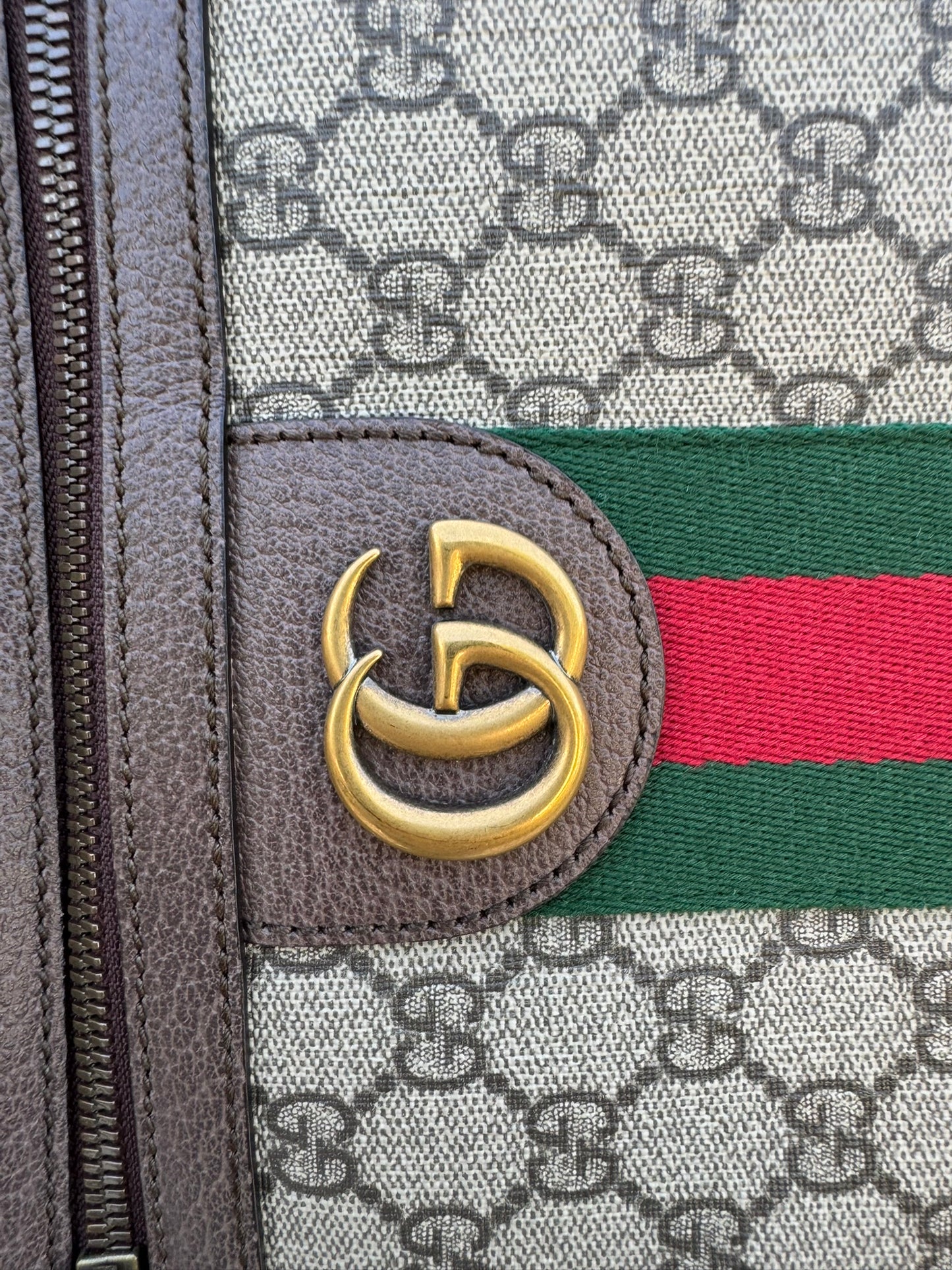 Gucci Ophidia Small Messenger Bag in GG Supreme Canvas