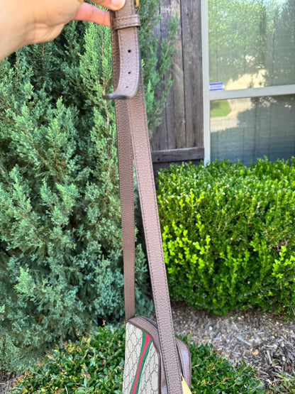 Gucci Ophidia Small Messenger Bag in GG Supreme Canvas