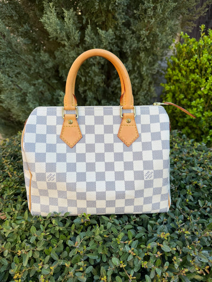 Louis Vuitton Speedy 25 – Damier Azur