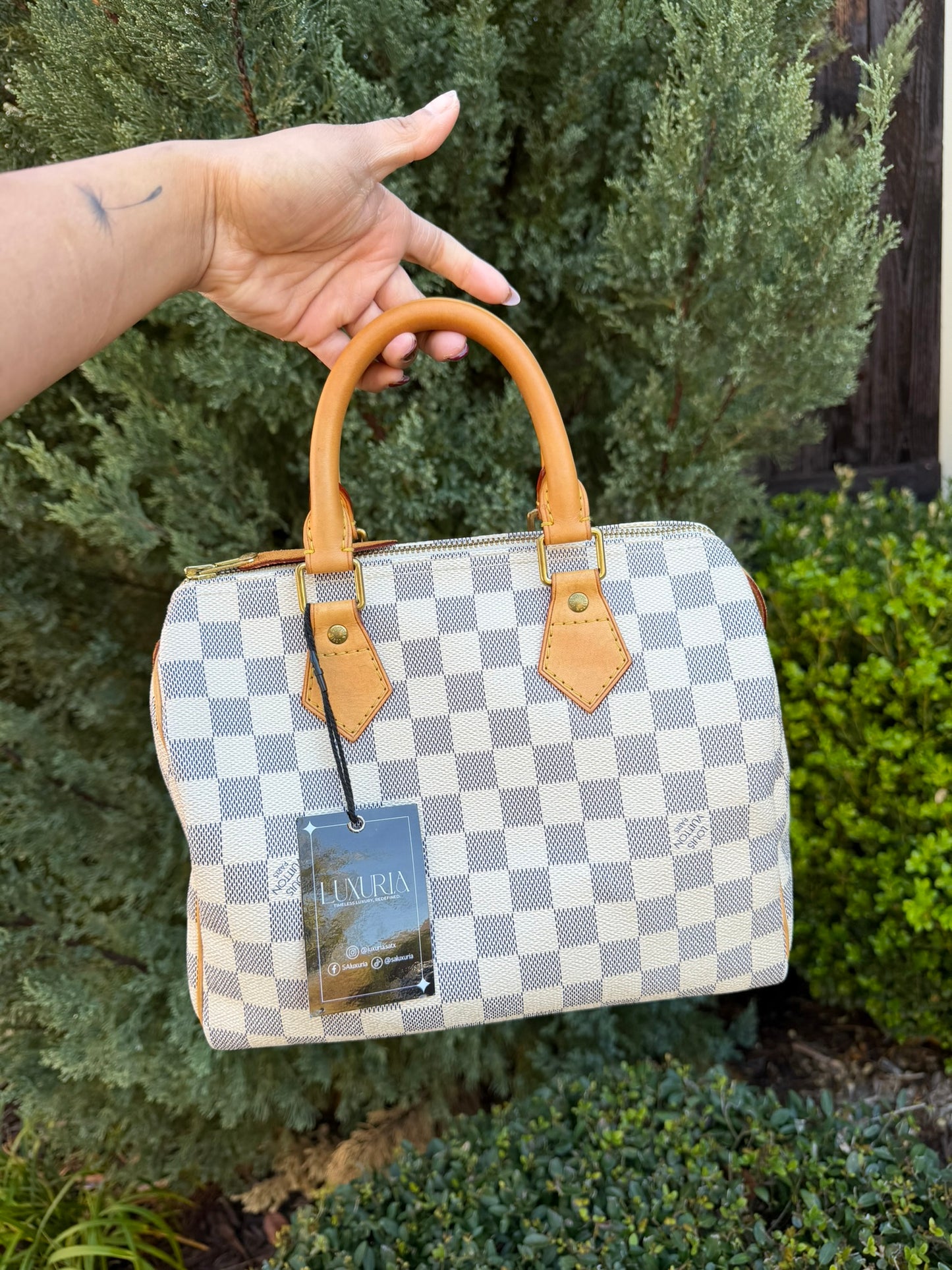 Louis Vuitton Speedy 25 – Damier Azur
