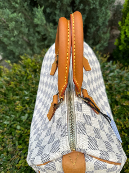 Louis Vuitton Speedy 30 in Damier Azur Canvas