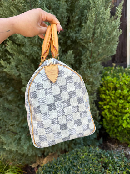 Louis Vuitton Speedy 25 – Damier Azur