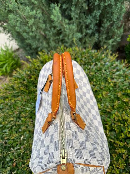 Louis Vuitton Speedy 30 in Damier Azur Canvas