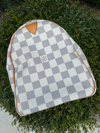 Louis Vuitton Speedy 30 in Damier Azur Canvas