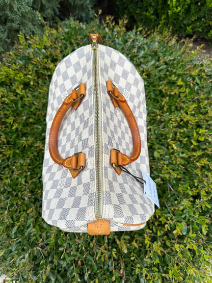 Louis Vuitton Speedy 30 in Damier Azur Canvas