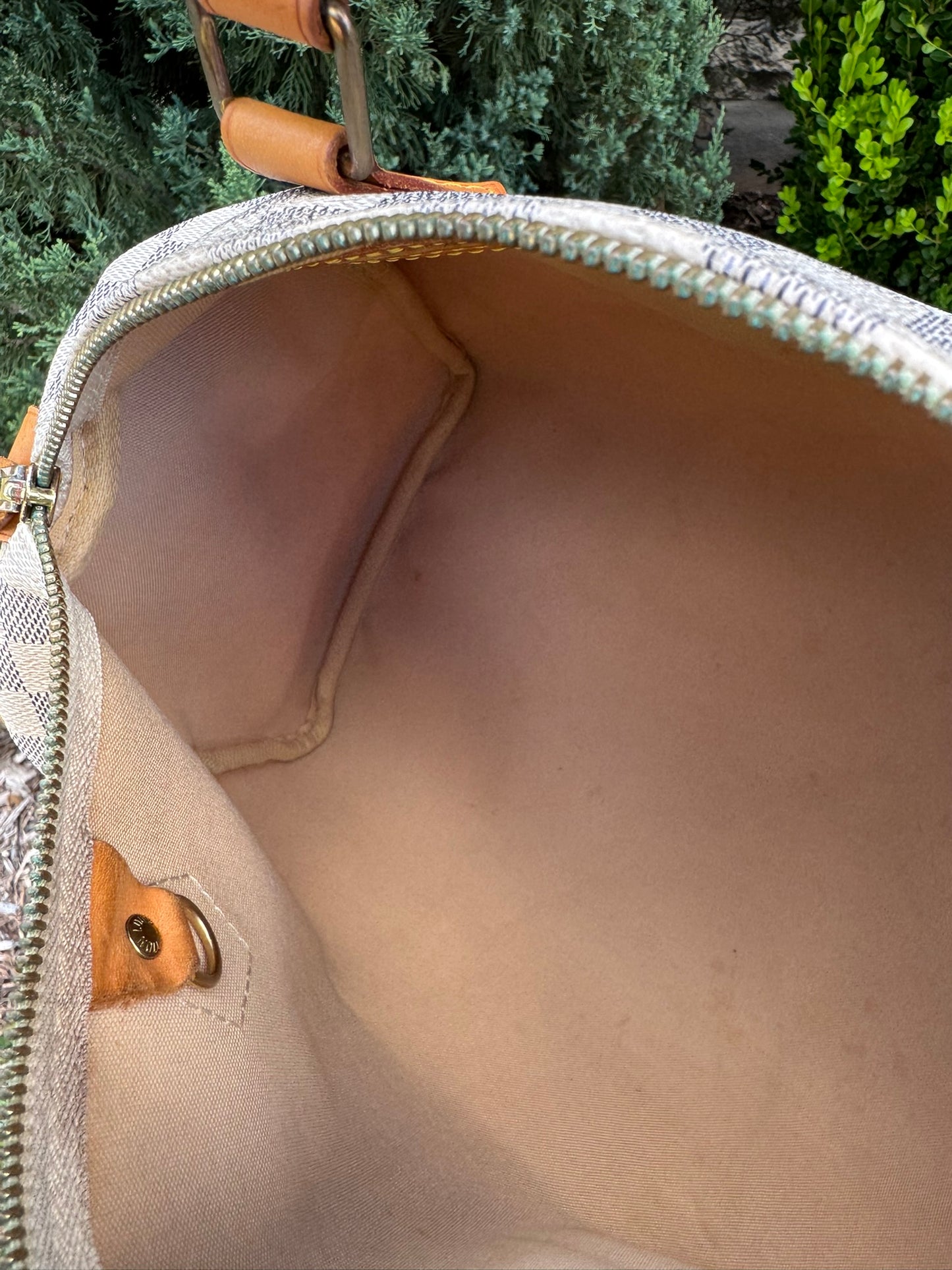 Louis Vuitton Speedy 30 in Damier Azur Canvas