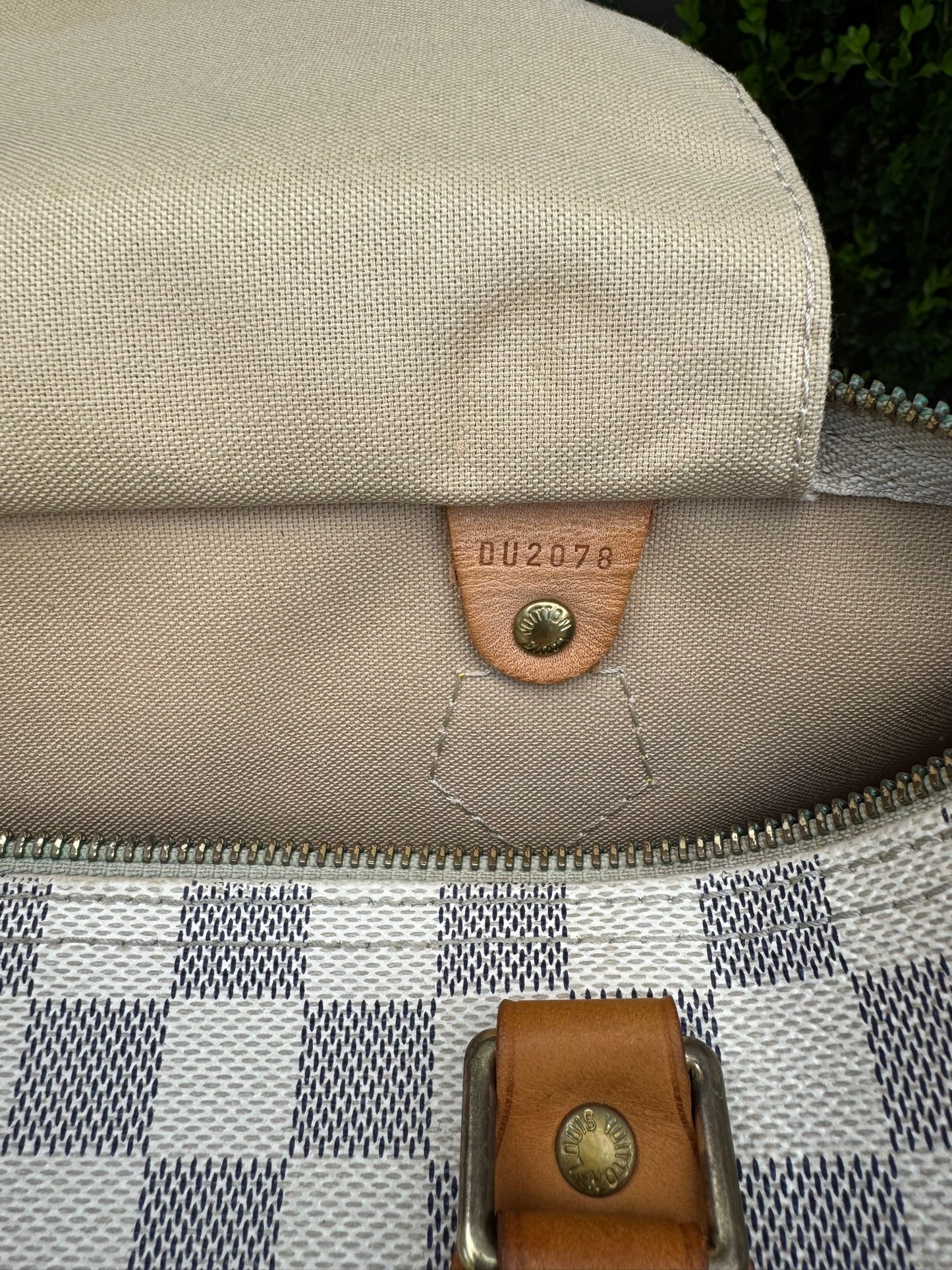 Louis Vuitton Speedy 30 in Damier Azur Canvas