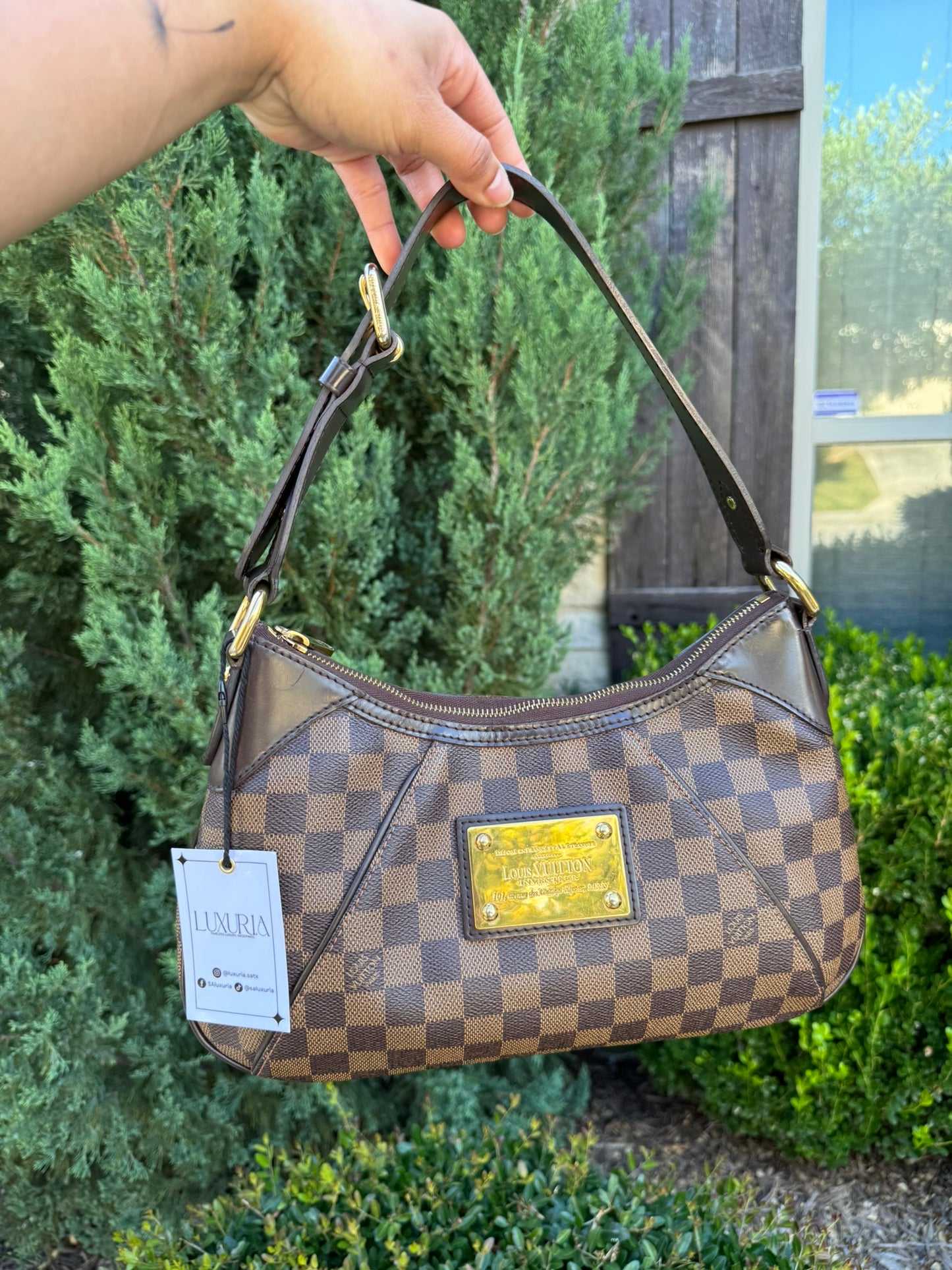 Louis Vuitton Thames PM in Damier Ebene Canvas