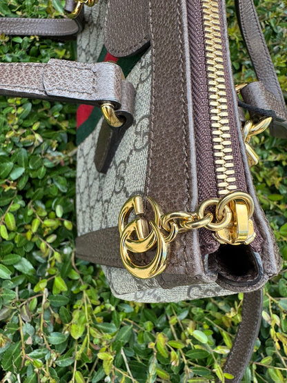 Gucci Ophidia Small Tote in GG Supreme Canvas