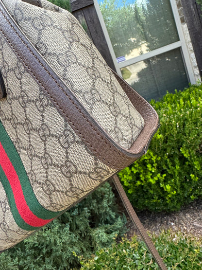 Gucci Ophidia Small Tote in GG Supreme Canvas
