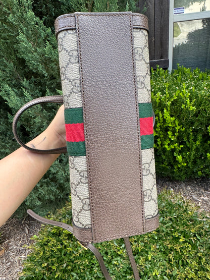 Gucci Ophidia Small Tote in GG Supreme Canvas