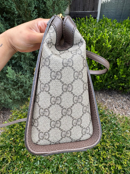 Gucci Ophidia Small Tote in GG Supreme Canvas