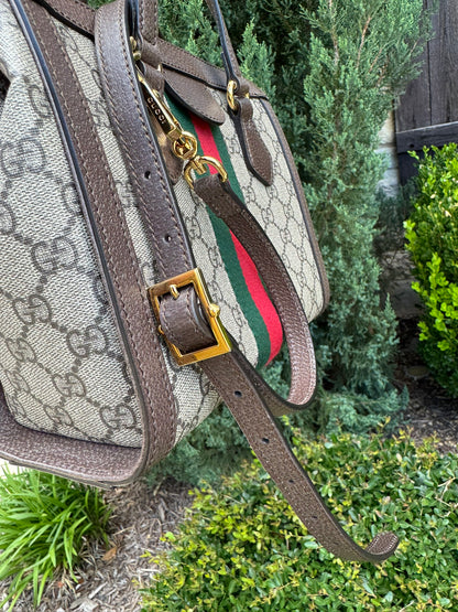 Gucci Ophidia Small Tote in GG Supreme Canvas