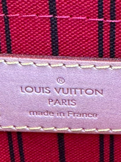 Louis Vuitton Neverfull MM in Monogram Canvas with Cerise Interior
