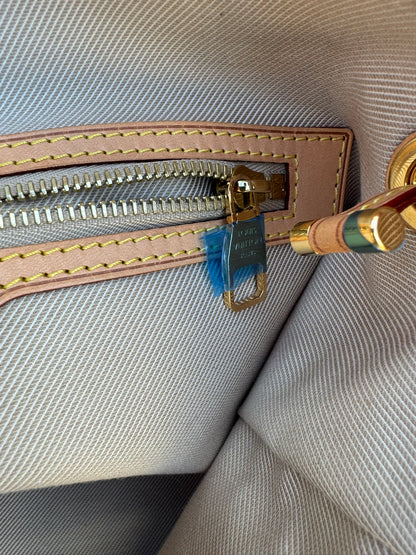 Louis Vuitton Neverfull MM in Pink Monogram Stone Washed Denim