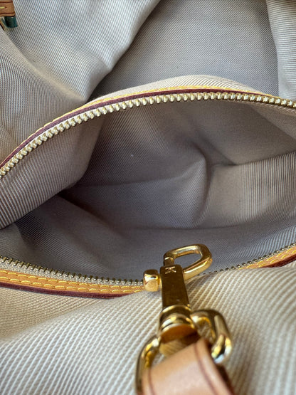 Louis Vuitton Neverfull MM in Pink Monogram Stone Washed Denim