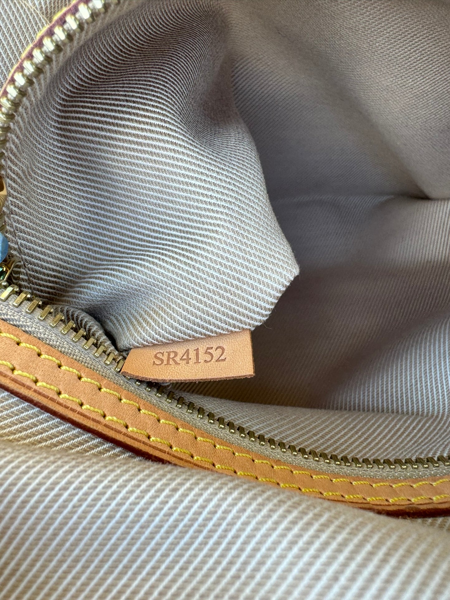 Louis Vuitton Neverfull MM in Pink Monogram Stone Washed Denim