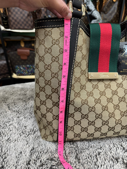 Gucci Guccissima Web Stripe Shoulder Bag