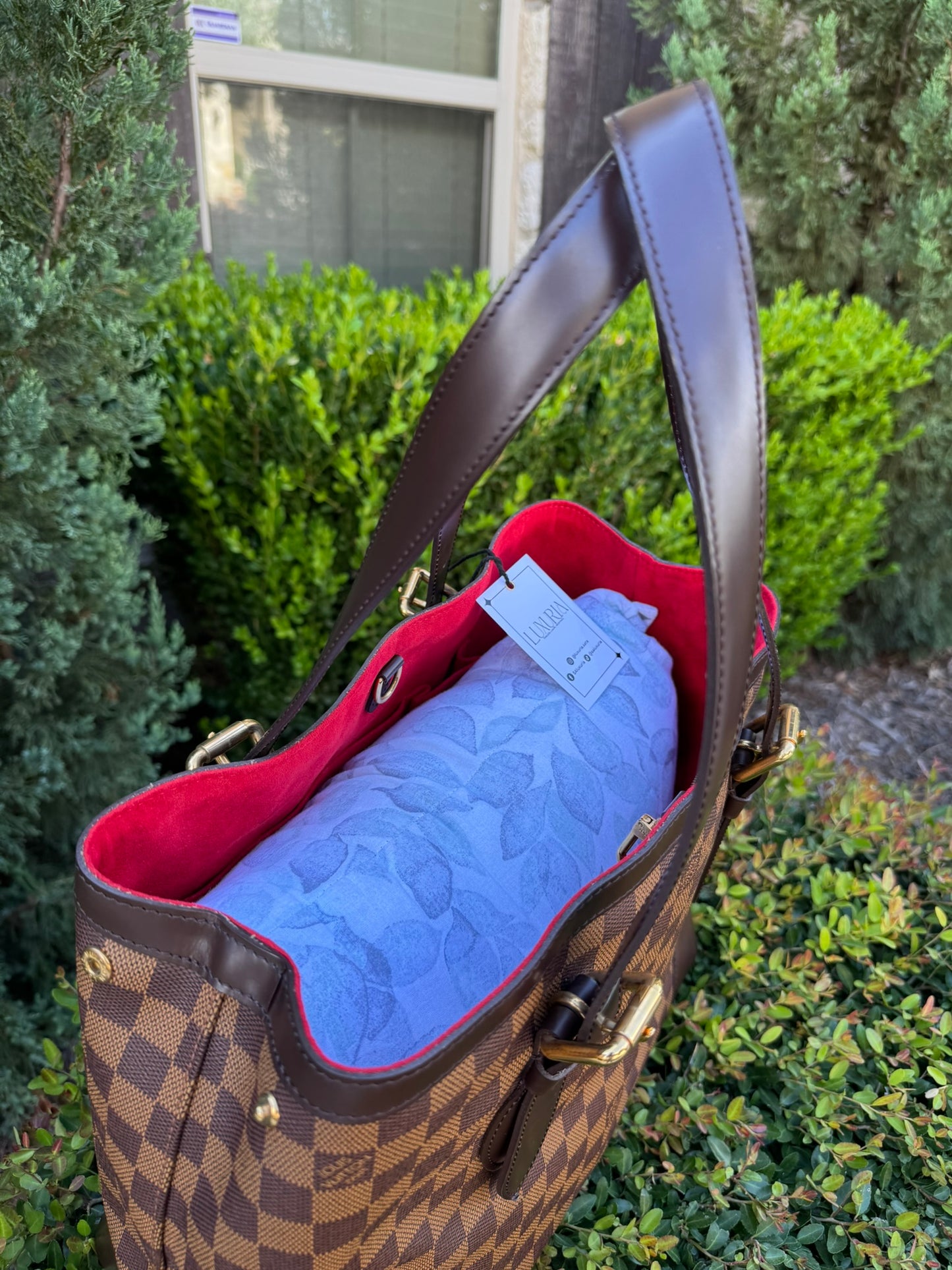 Louis Vuitton Hampstead MM in Damier Ebene Canvas