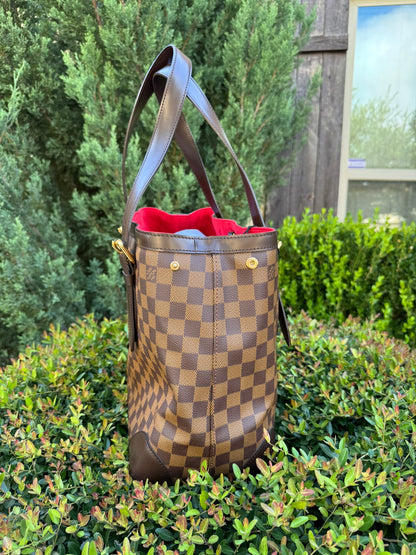 Louis Vuitton Hampstead MM in Damier Ebene Canvas
