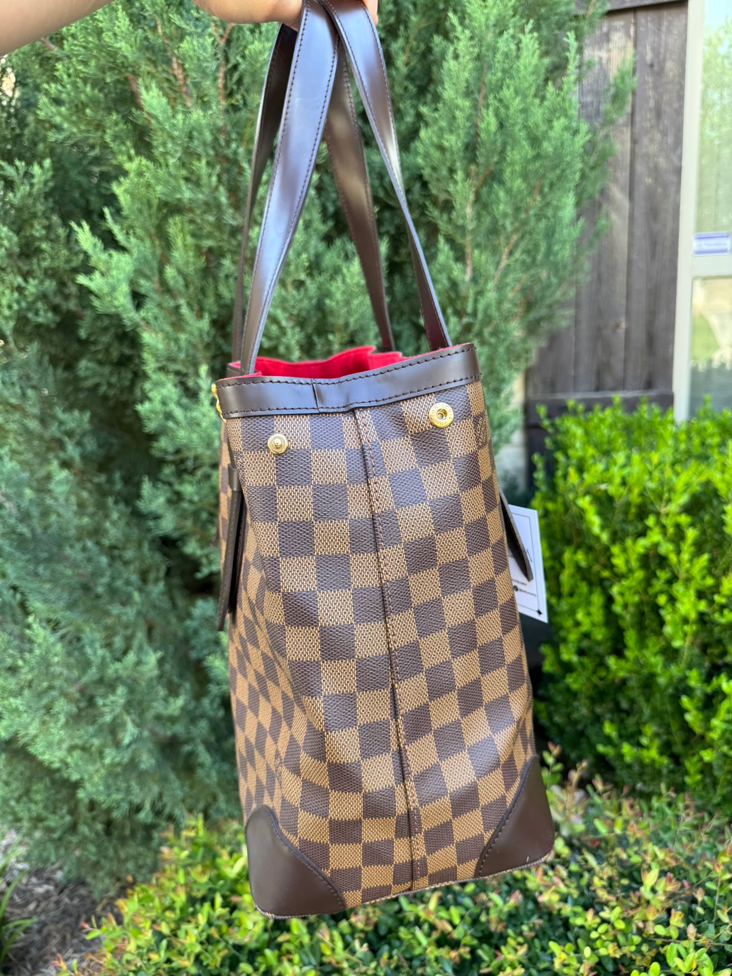 Louis Vuitton Hampstead MM in Damier Ebene Canvas