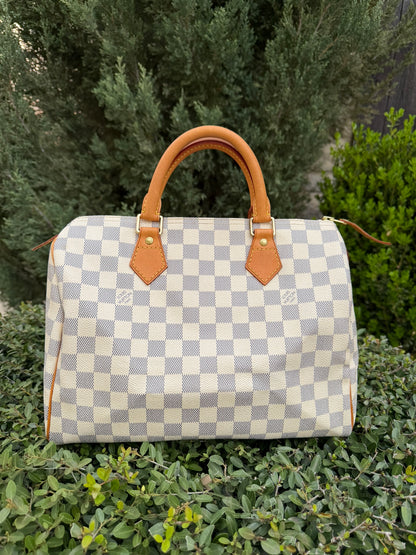 Louis Vuitton Speedy 30 in Damier Azur