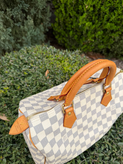 Louis Vuitton Speedy 30 in Damier Azur
