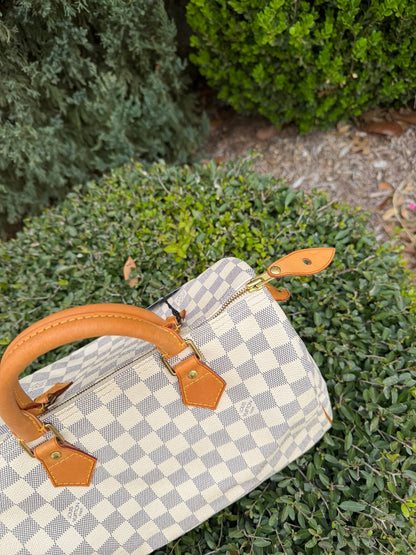 Louis Vuitton Speedy 30 in Damier Azur