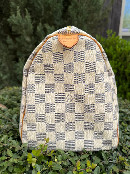 Louis Vuitton Speedy 30 in Damier Azur