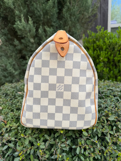 Louis Vuitton Speedy 30 in Damier Azur