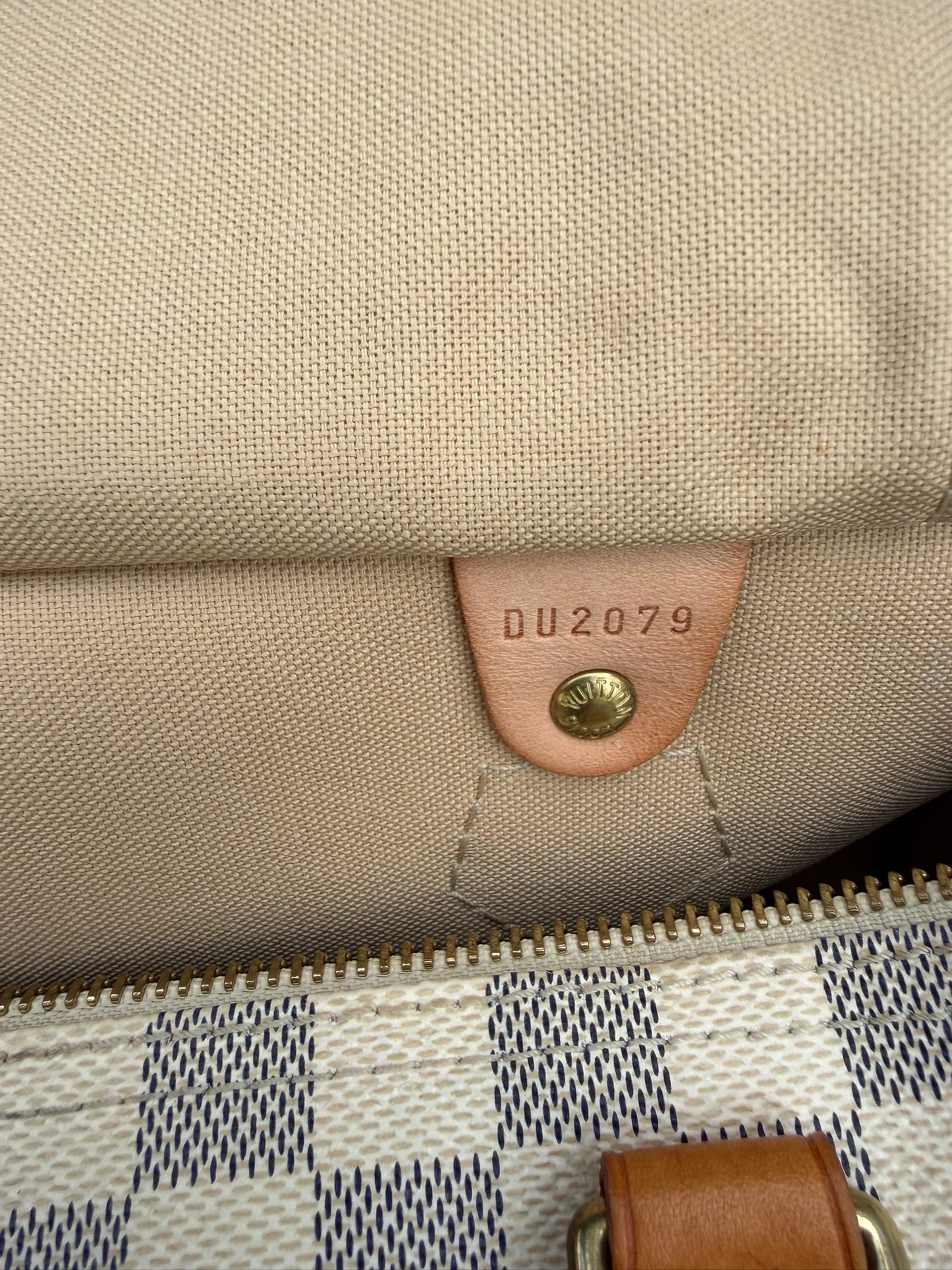 Louis Vuitton Speedy 30 in Damier Azur