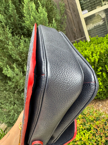 Louis Vuitton Pochette Métis in Marine Rouge Empreinte Leather