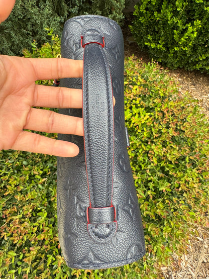 Louis Vuitton Pochette Métis in Marine Rouge Empreinte Leather