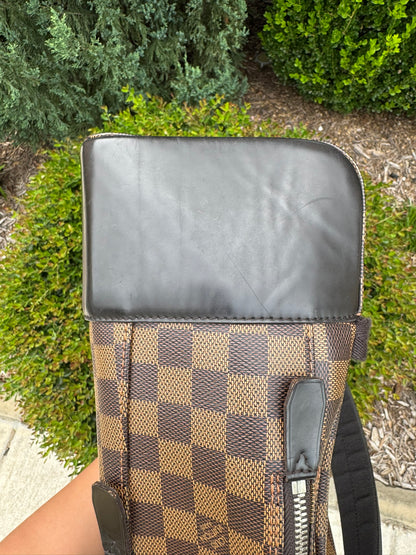 Louis Vuitton Jake Backpack in Damier Ebene Canvas