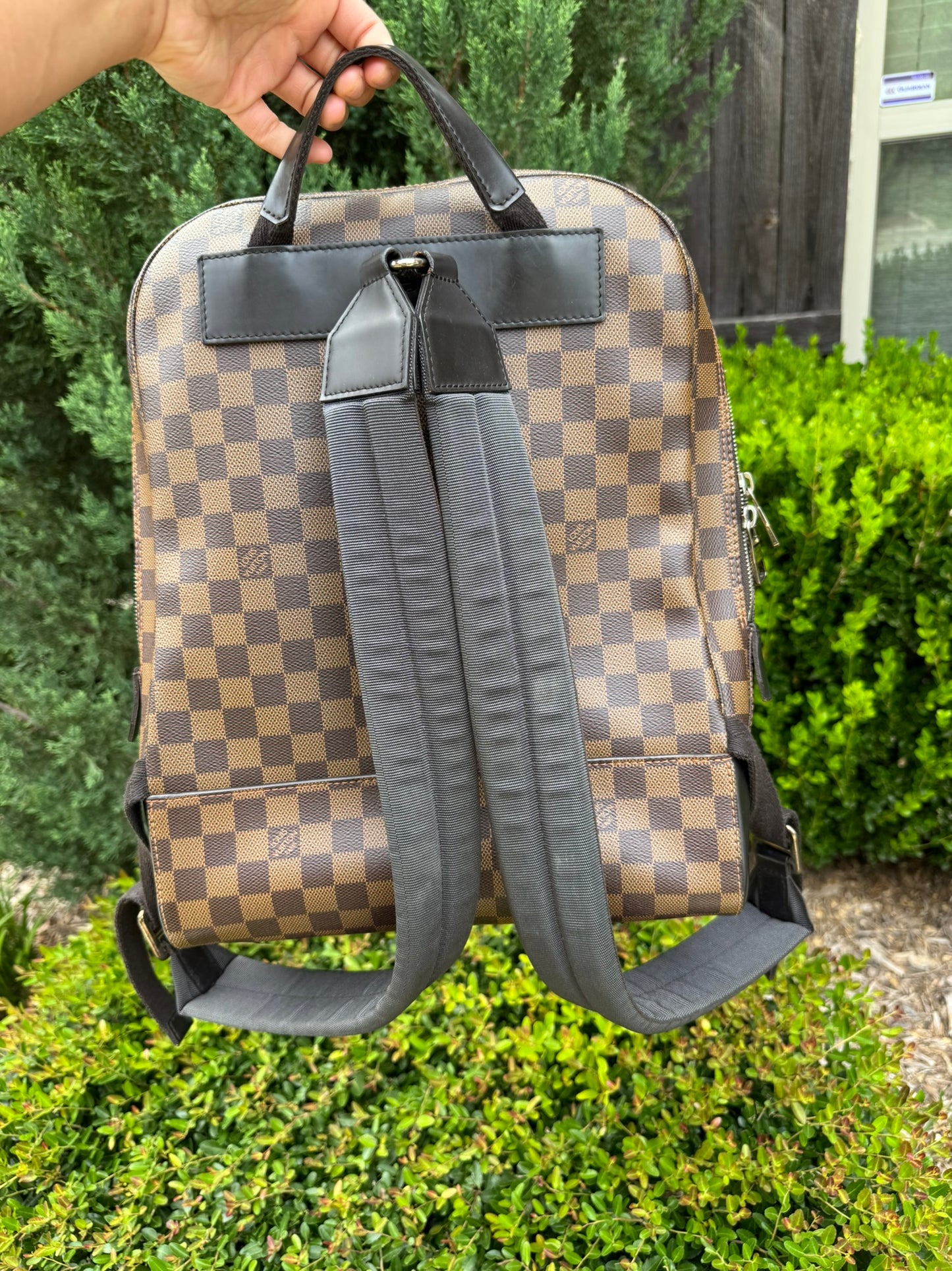 Louis Vuitton Jake Backpack in Damier Ebene Canvas