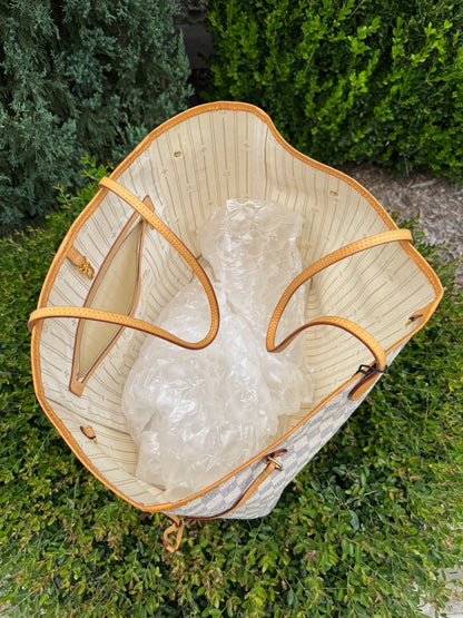 Louis Vuitton Neverfull GM in Damier Azur Canvas