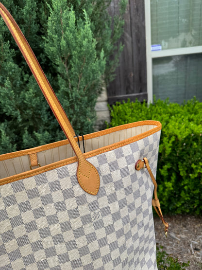 Louis Vuitton Neverfull GM in Damier Azur Canvas