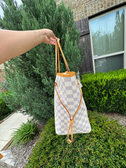Louis Vuitton Neverfull GM in Damier Azur Canvas