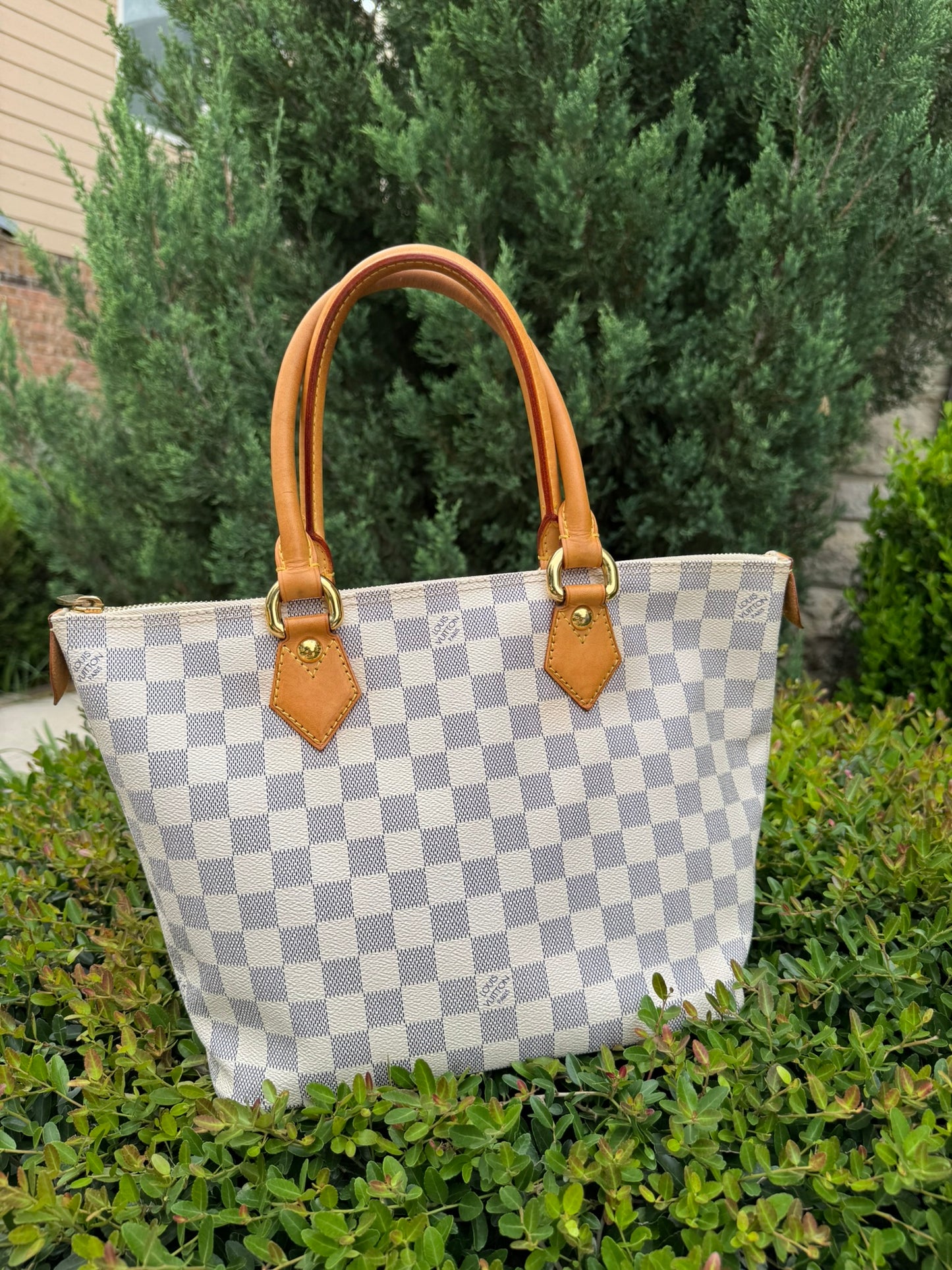 Louis Vuitton Saleya MM in Damier Azur Canvas