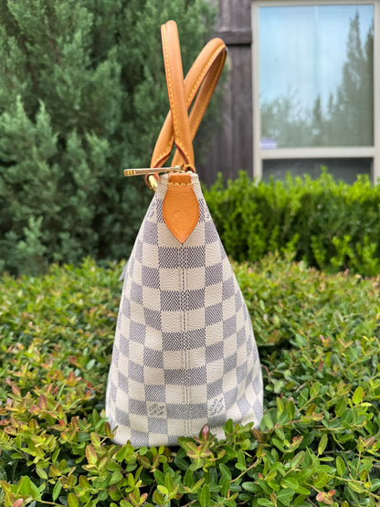 Louis Vuitton Saleya MM in Damier Azur Canvas