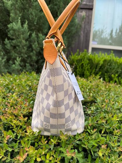 Louis Vuitton Saleya MM in Damier Azur Canvas