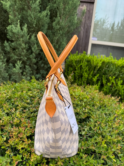 Louis Vuitton Saleya MM in Damier Azur Canvas