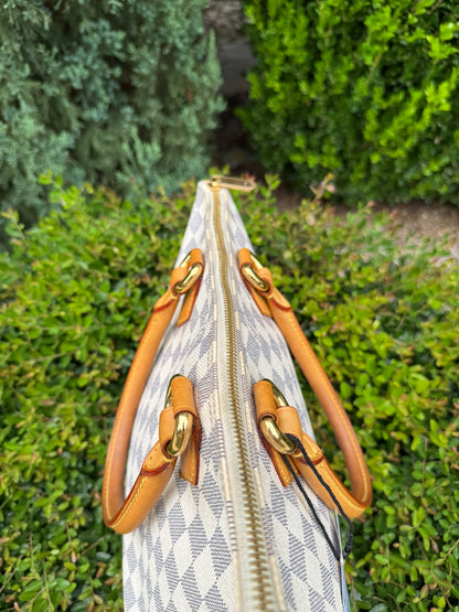 Louis Vuitton Saleya MM in Damier Azur Canvas