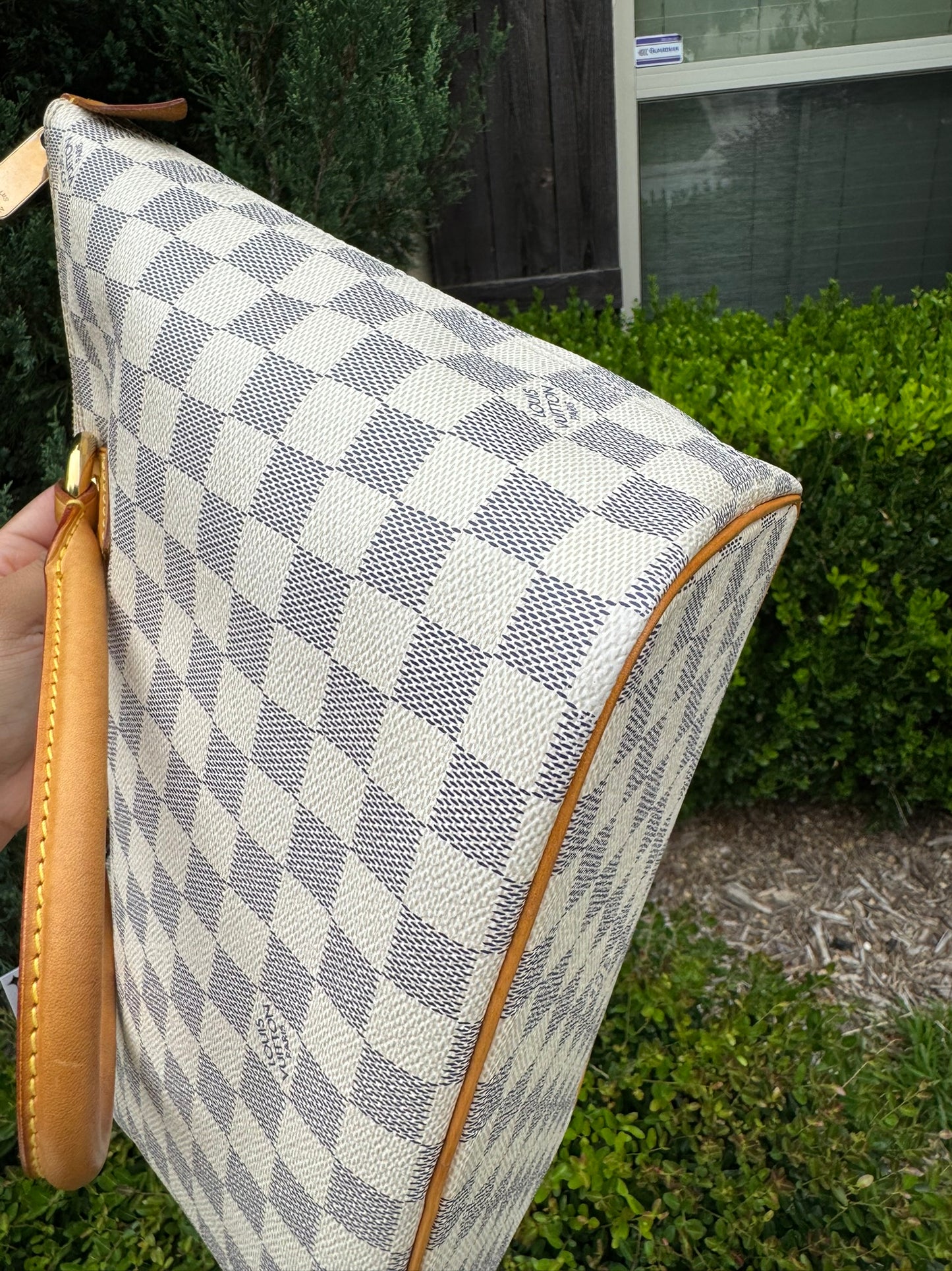 Louis Vuitton Saleya MM in Damier Azur Canvas
