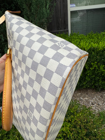 Louis Vuitton Saleya MM in Damier Azur Canvas