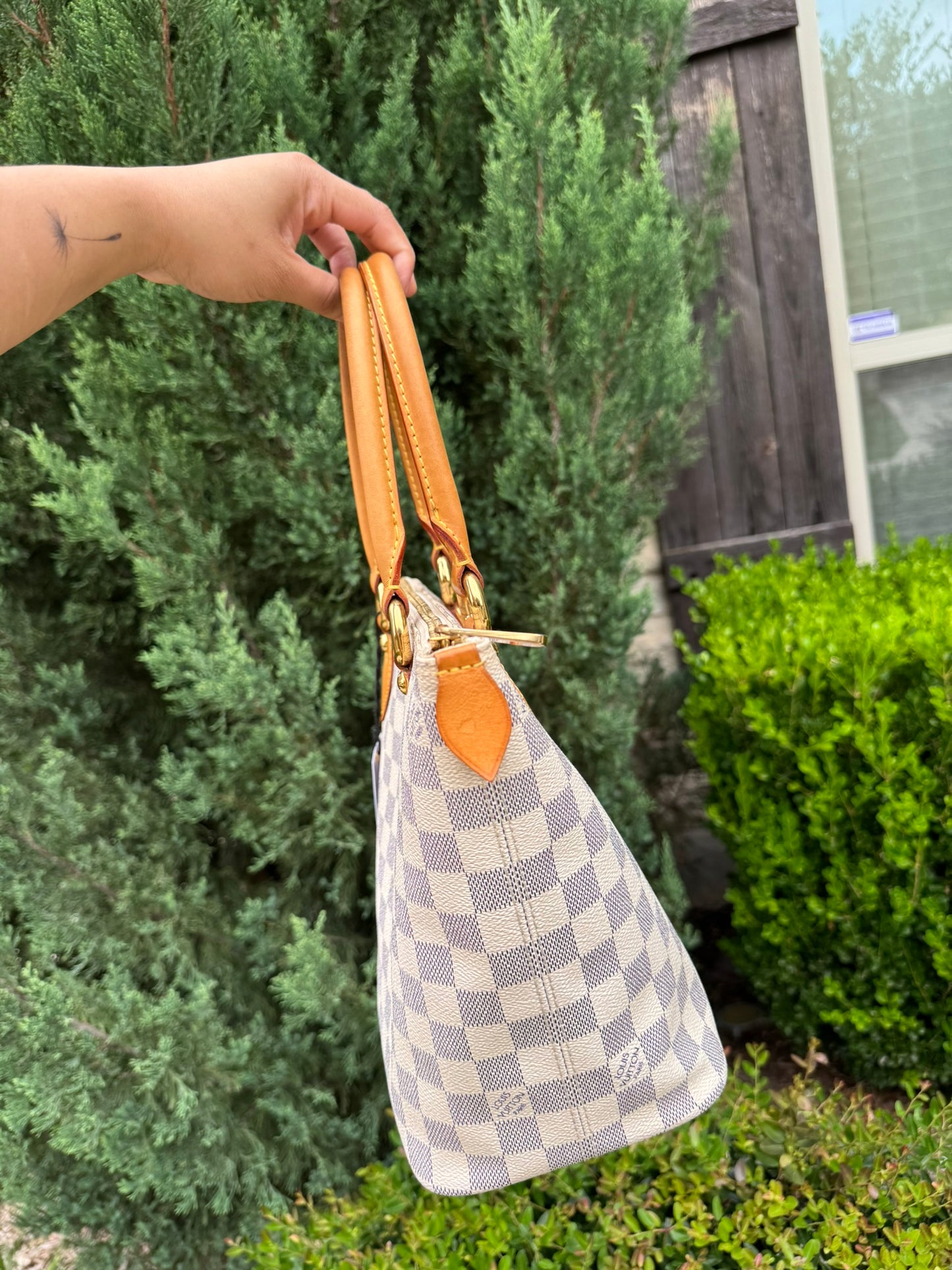 Louis Vuitton Saleya MM in Damier Azur Canvas