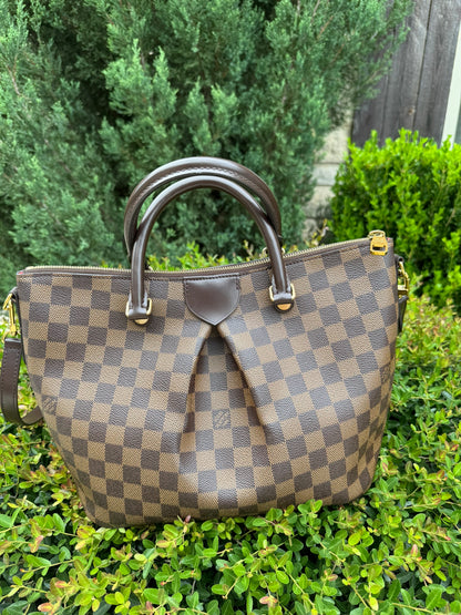 Louis Vuitton Siena MM in Damier Ebene Canvas