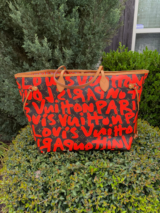 Louis Vuitton Neverfull GM – Monogram Graffiti Orange