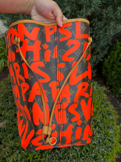 Louis Vuitton Neverfull GM – Monogram Graffiti Orange